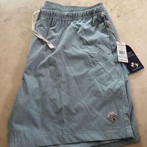 COPY - Land to Water Stretch Shorts Blue Cloud Size 3XL